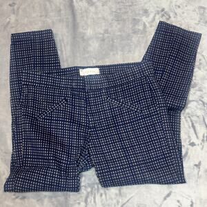 GAP Ultra Skinny sz 2 stretch‎ pants, gray & navy checked, cotton, preppy